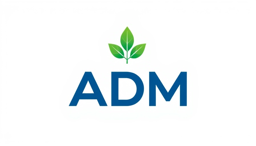 ADM Probiotic logo with green leaf design