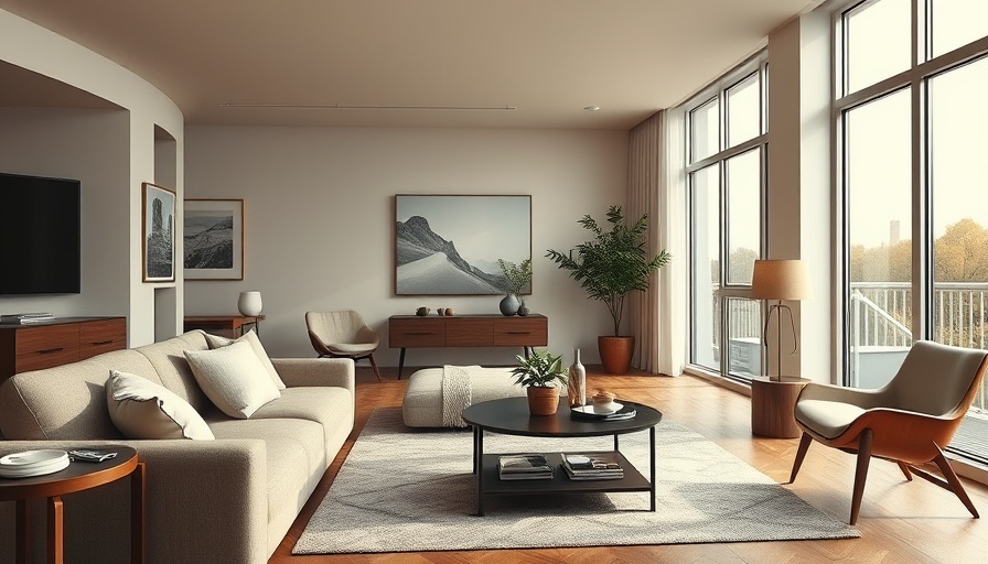 Almost Alice rental in Broad Ripple, cozy modern living room