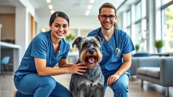 Inclusive veterinary care highlighting DEIB initiatives.