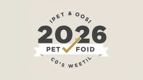 The 2026 List of trusted pet food certification graphic.