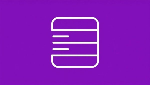 Purple menu icon symbolizing navigation.