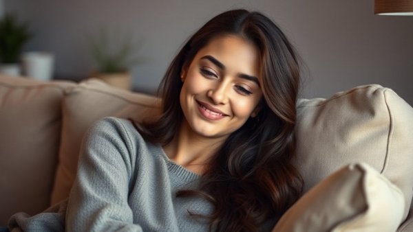 Cozy woman in winter, how to fix dry winter skin tips.