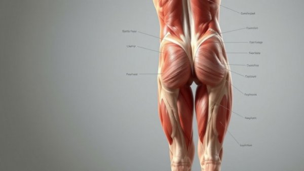 Anatomical exercise illustration for glutes and legs targeting seniors aged 60 and above.