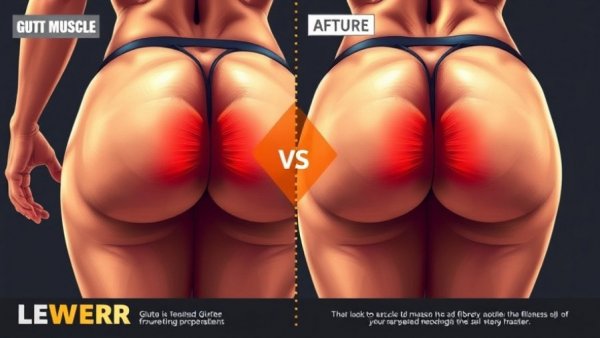 Illustration of muscle transformation highlighting stronger glutes after 50.