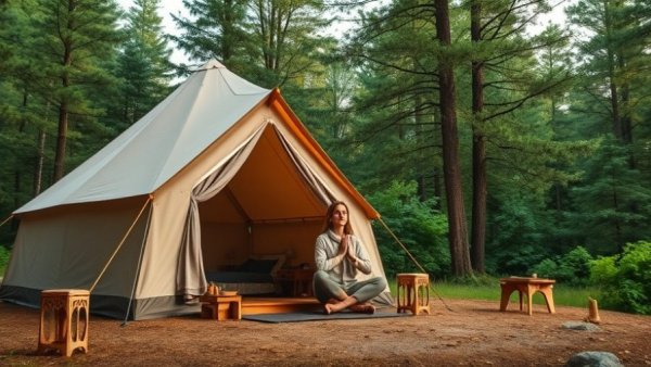 Glamping site and personal growth experiences in nature.