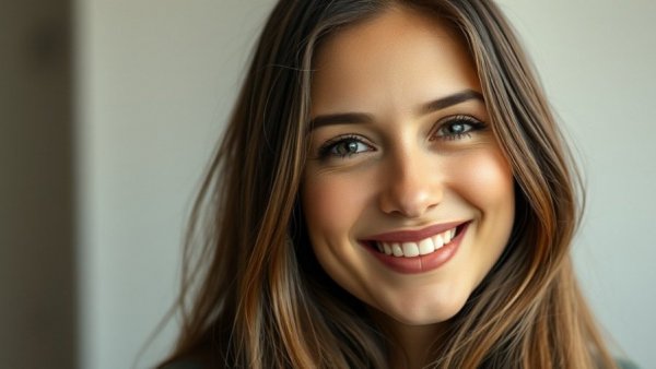 Smiling woman in a relaxed pose for healing for cancer survivors campaign.