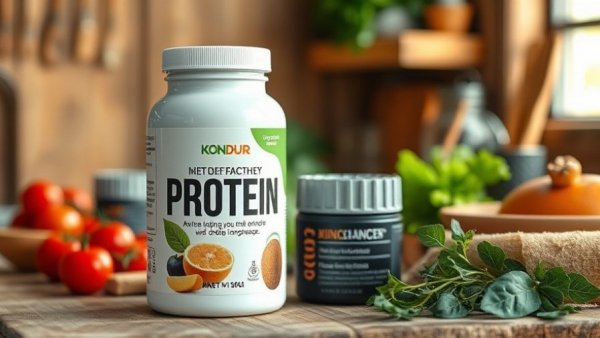 Protein Helper for Midlife Women supplement package in natural setting.