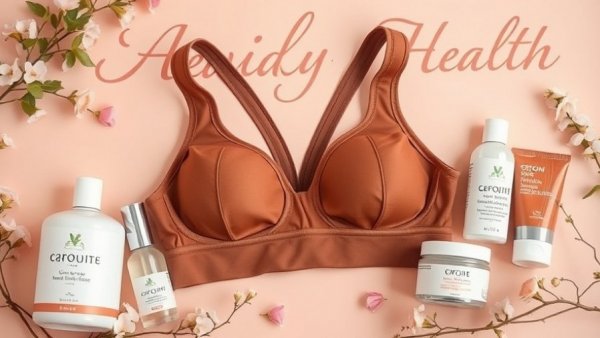 Spring health and wellness essentials displayed aesthetically.