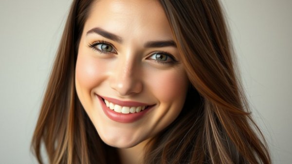 Smiling woman in soft lighting, feng shui home energy