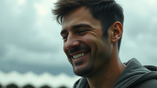 Reflective man choosing life, sharing a personal story.