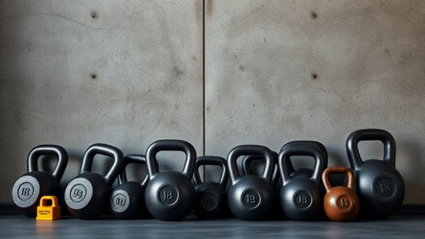 Clubbell training equipment arrayed for rotational strength exercises