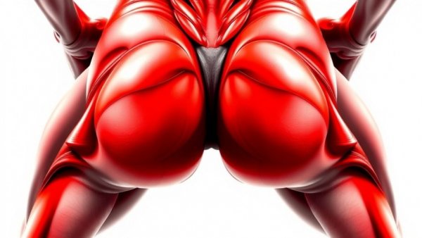 Illustration of glute muscle changes; effects of exercises over 50.