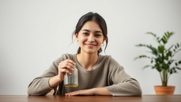 Content young woman exploring natural remedies for PMS symptoms.