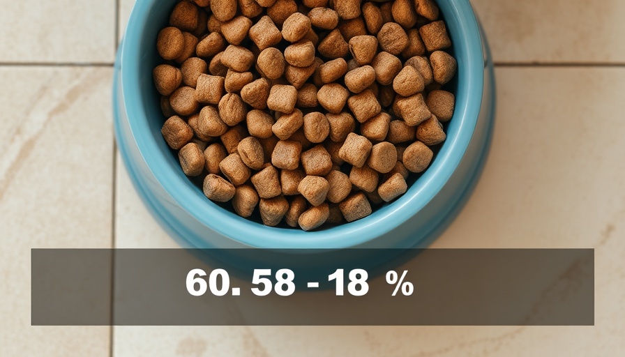 Pet food recalls: blue bowl with kibble and recall stats text.
