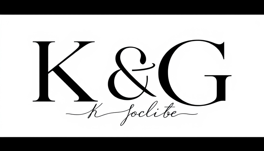Elegant minimalist logo design with initials K and G.