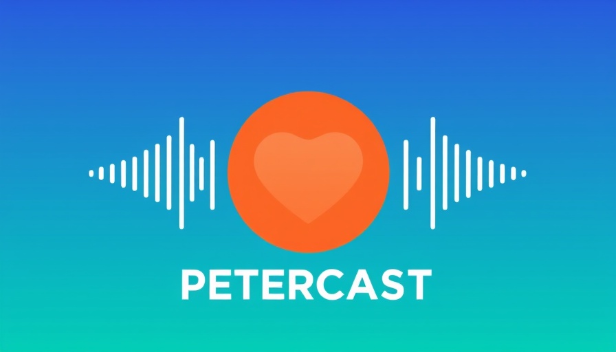Podcast logo with veterinary symbol about aquatic veterinary medicine.