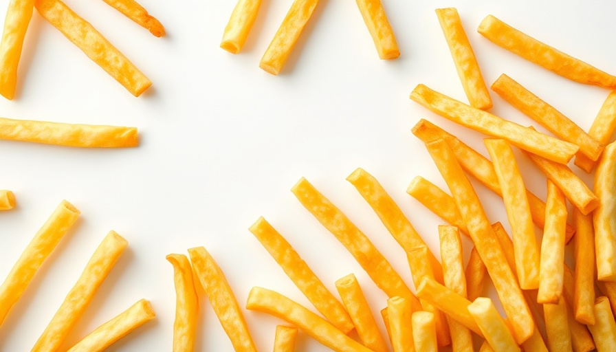 Golden French fries illustrating upcycled ingredients in pet food.