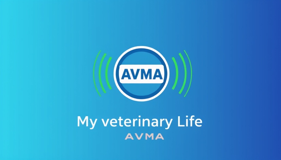 AVMA Government Relations Externship logo on blue background.