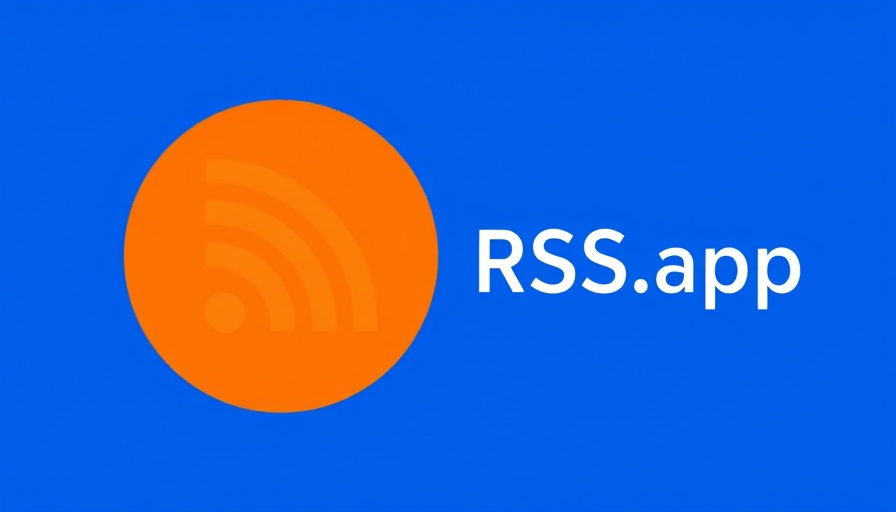 Minimalistic logo with RSS icon for RSS Feeds app.