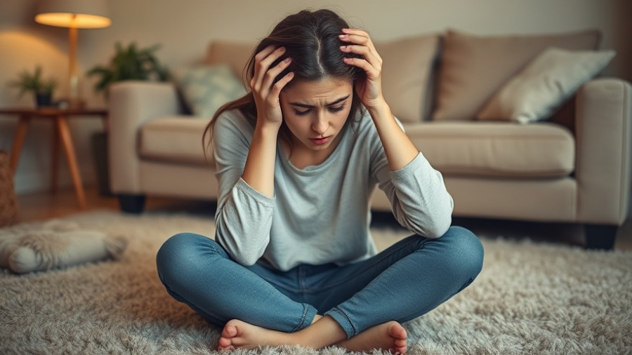 Is Depression a Common Side Effect of Hair Medications - woman in distress.