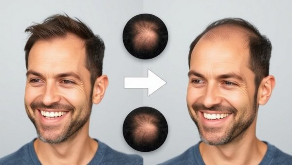 Before and after hair transplant transformation; Is it too late for a hair transplant.