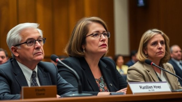 Formal hearing with professionals discussing elder law issues.