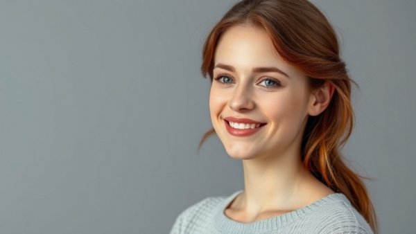 Confident woman considering the right time for facelift.