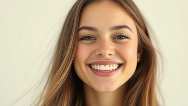 Smiling young woman showcasing Natural Oral-Care Alternatives.