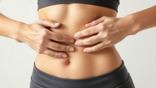 Woman demonstrating skin elasticity while discussing skin health on GLP-1 medications.