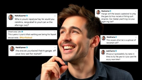 Person engaging with social media comments humorously.