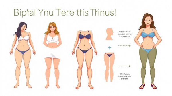Body contouring infographic showing post-liposuction effects, featuring body fat reduction.