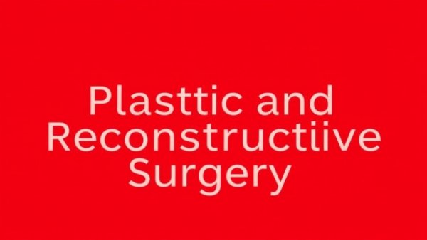 Plastic and Reconstructive Surgery logo in bold red text.