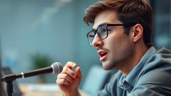 Young man discussing 'Should Doctors Tell Patients To Lose Weight' passionately.