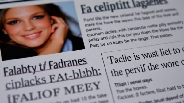 Screenshot of article on Kris Jenner facelift issues