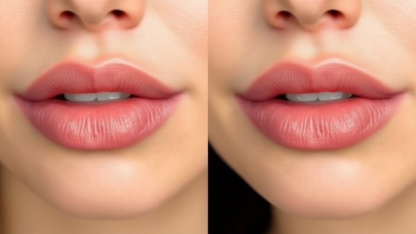Elelyft® Lip Lift Transformation with a detailed before and after comparison.
