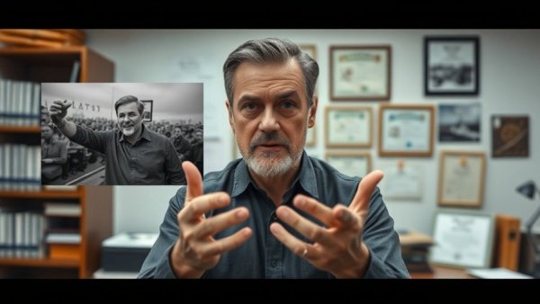 Discussing the dangers of edited pictures in a video setting.