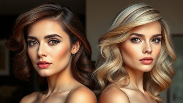 Spring hair color trends 2026 with chestnut and sandy blonde shades.