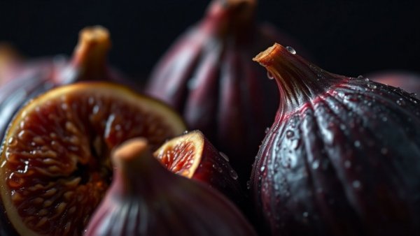 Close-up of ripe figs highlighting textures and freshness for fig fragrances.