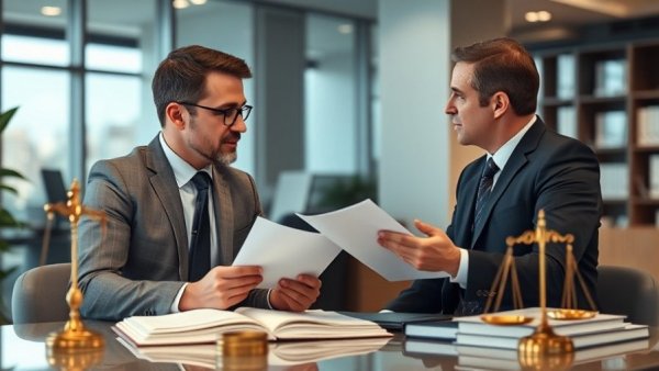 Professional discussion on business valuation in Chicago divorce, legal setting.