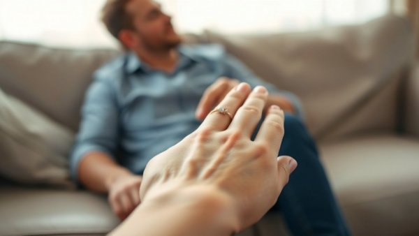 Divorce and retirement accounts in Chicago, hand holding ring reflection