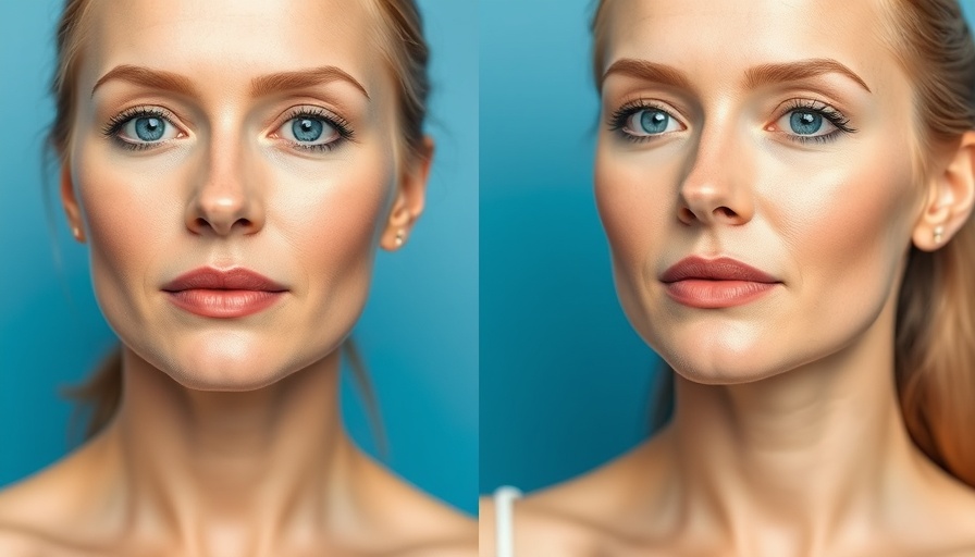 Facelift questions: Before and after image of a woman's face.