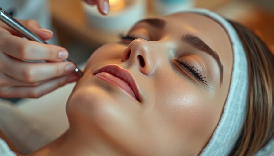 Relaxing facial treatment during DiamondGlow vs HydraFacial.