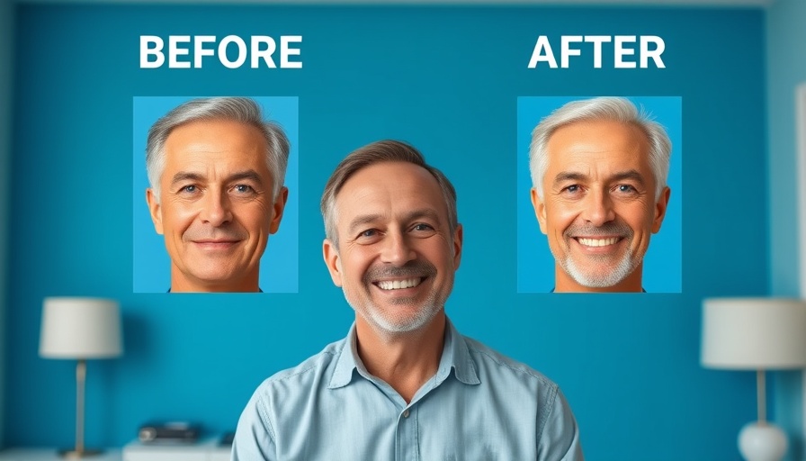 Before and after views of new cosmetic treatments by a professional.