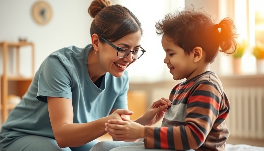 United Cerebral Palsy therapy session with child and therapist.