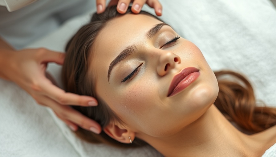 Woman enjoying facial procedure in spa setting.