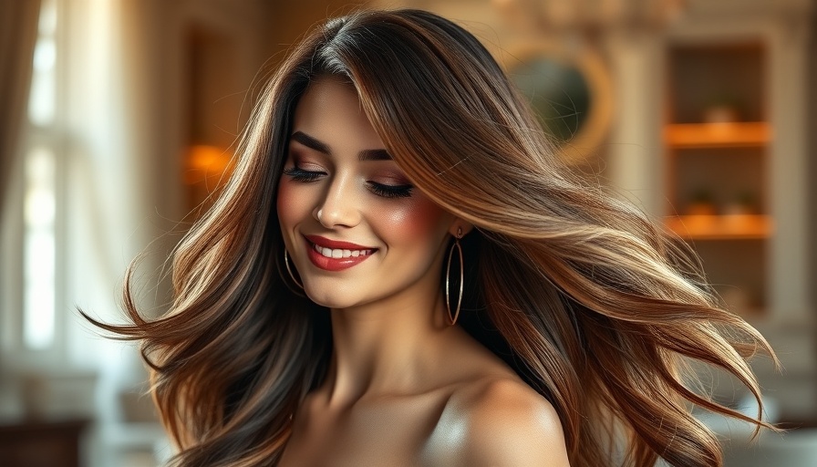 Royal hair transformation in elegant setting with soft lighting.