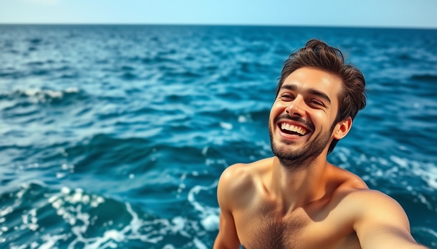 Salt water hair care, person enjoys ocean breeze on a boat.
