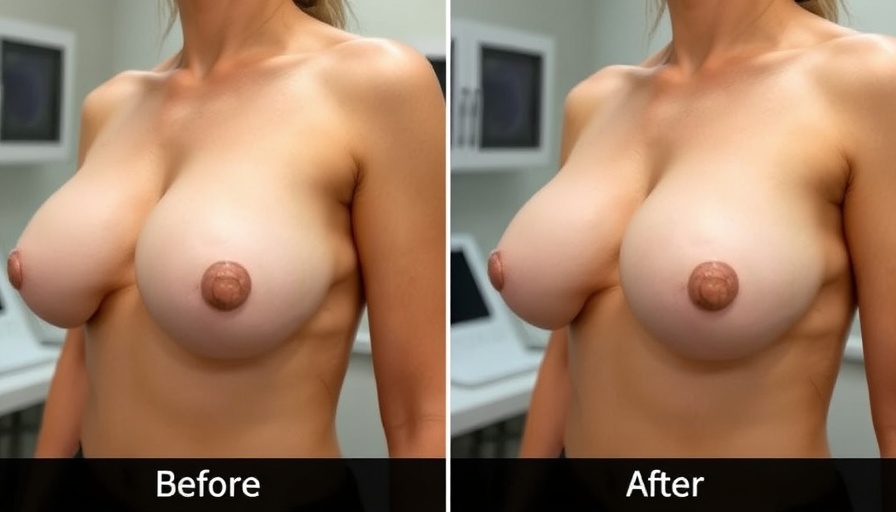 RG Flap breast reduction before and after.