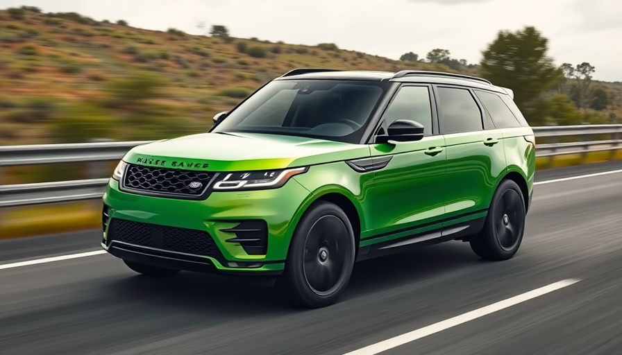 Green luxury SUV on highway, Best Luxury Cars.