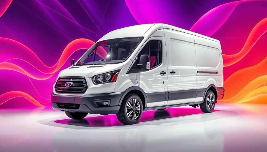 Futuristic commercial vehicles showcased at the 2026 show.